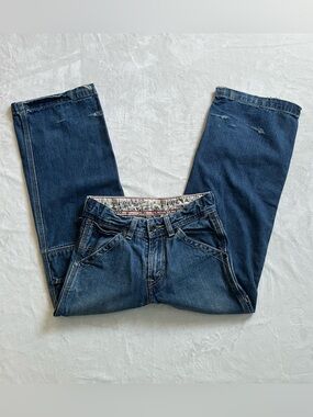 Levi’s Straight Leg Cargo Jeans Medium Wash Size 10
